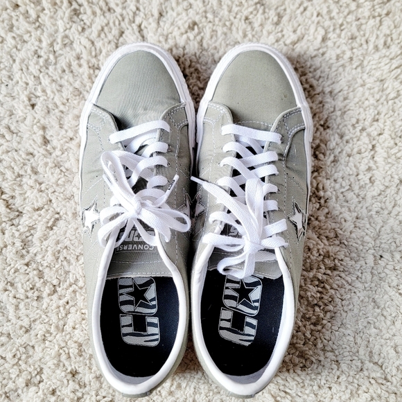 Gray Converse One Star Pro OX Size Men's 10.5 Unisex - Picture 1 of 11